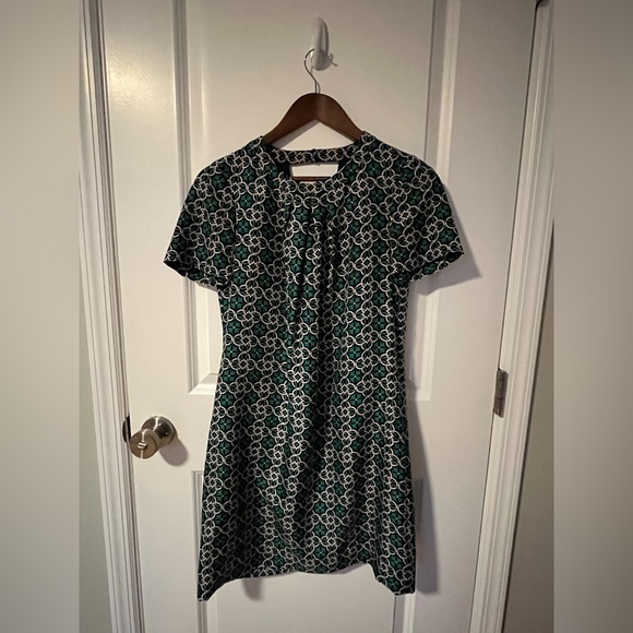 J.Crew Dresses | silk lattice pattern shift dress, size 0 - Picture 8 of 8